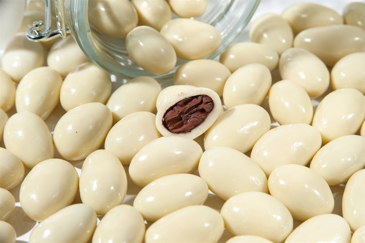 Какао бобы в белой шоколадной глазури (3 кг) - Standart - фото 42665