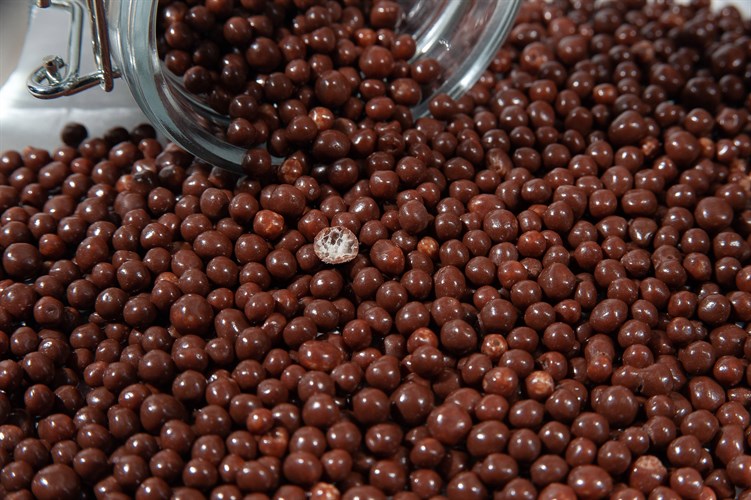Драже "Рисовые шарики (5 мм) в молочном шоколаде - Premium" (короб 2,5 кг) - фото 42669