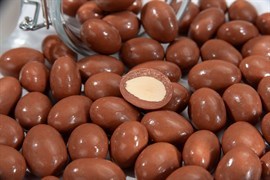 Драже "Миндаль в диетическом карамельном шоколаде с гималайской солью - Premium" (короб 3 кг) - фото 43668