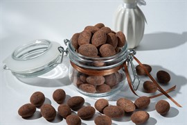 Драже "Миндаль в шоколаде в обсыпке какао - Трюфель Premium" (короб 3 кг)