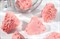 Конфета "Кокос в розовом шоколаде "Клубника со сливками" - Premium" (короб 2 кг) - фото 43136