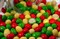 Драже "Арахис в белом цветном шоколаде (желтый, зеленый, красный) - Premium" (короб 3 кг) - фото 43289